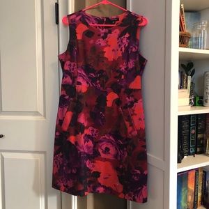 Lands’ End Petite Floral Dress 12P